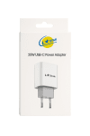PD 20W 2в1 L✮Star USB-C адаптер с кабел за USB-C към Lightning