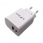 PD20W L✮Star 2в1 TC-11 Fast 2 порта USB-C+QC3.0+кабел TC-iPh