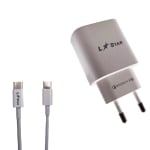 PD20W L✮Star 2в1 TC-11 Fast 2 порта USB-C+QC3.0+кабел TC-TC