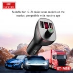 EARLDOM Трансмитер с Bluetooth 10W с 3изх. USB-A ET- M58