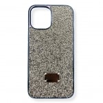 Кейс за телефон  с камъни D130 за iPhone 12 Pro max 6.7\" (Черен)