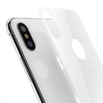 5D ЗАДЕН стъклен протектор за iPhone X / XS / 11 Pro - Бял