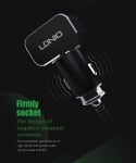 12V Зарядно 3.6A LDNIO C306 2 PORT USB към Lightning