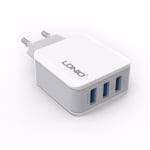 220V С 3 - изхода USB LDNIO A3301 3.1A USB TYPE-C