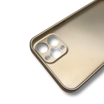 Силиконов гръб TP18 +камера за iPhone 12 mini  - Златист
