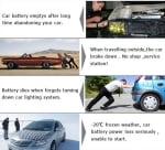 Авариен автомобилен комплект  TM15 Automobile emergency high power, Черен 16,800mAh