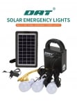 AT-888 DAT Solar light home lighting system комплект+Power bank от 1 фенер+ 3 лампи 9V 3.5 панел