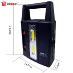 AT-138 DAT Solar light home lighting system комплект от 1 фенер+ 3 лампи 9V 3w панел 4500MaH