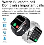 K7 PRO Смарт часовник Серия 7 Bluetooth 45 мм Смарт часовник IOS Android - Черен