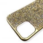 Кейс за телефон  лъскави камъни- за Samsung S21 - Златист