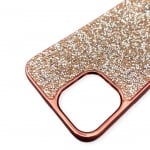 Кейс за телефон  лъскави камъни- за Samsung Galaxy A22 4G (Rose Gold)