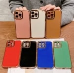 Луксозен силиконов кейс+камера TP25 iPhone 11 - Червен