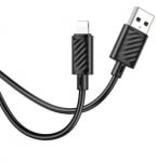 HOCO кабел X88 60W USB към Lightning (1M) - Черен