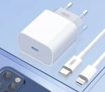 XO-L77 20W PD зарядно с кабел USB-C - Lightning PD-20W