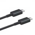 Оригинален Samsung кабел |(40w) USB-C to USB-C (1m) - Черен (плик) EP-DG980BBE-BULK