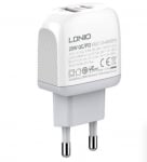 20W LDNIO A2316C С 2 изх. USB+USB-C с кабел USB към Type-C