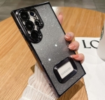 Луксозен лъскав кейс с брукат TP-24 за Samsung A73 5G - Черен