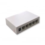 JR05-EN 5-портов Ethernet Switch Суич 10/100 Mbps DC-5V