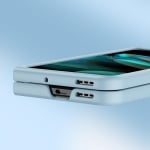 PVC Цветен кейс за Samsung Z FOLD 4 от 2 части - Бял