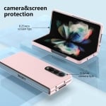 Z15 Silicone case за Samsung Z Fold 4 от 2 части - Бебешко Розово