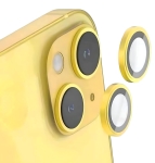 Цветен протектор за Камера iPhone 15 - Жълт