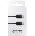 Кабел USB-C към USB-C 25W 2M (кут.) Бързо зареждане - Черен