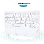 Комплект Bluetooth безжична клавиатура с trackpad YL-03 - Бял