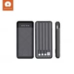 WUW Y131 2A POWER BANK С ВГРАДЕНИ КАБЕЛИ - 20,000 mAh - Черен