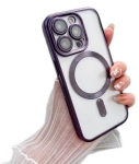 Кейс MG38 Luxury Case with Magsafe iPhone 14 Pro Max - Лилав