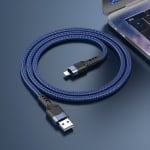 HOCO кабел U110 USB към Lightning (1.2M) - Син