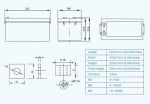 PNG  батерия Гел батерия с преден терминал 6GFM200G (12V/200Ah) европейски стандарт