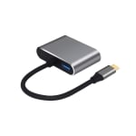 4в1 HDMI, VGA, USB 3.0, USB-C PD 87W Hub към Type-C