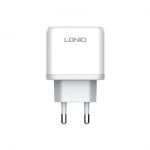 45W LDNIO A2526C С 2 изх. USB+USB-C с кабел USB-C към Lightning