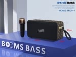 M2201+  преносима безжична мини колона с безжичен микрофон 1500mAh - Черен