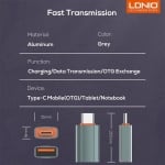 LC140 Адаптер LDNIO USB-C към USB-A OTG Pendrive