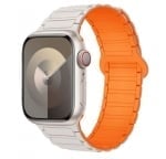 Магнитна каишка BN-10 Apple Watch  iWatch 42/44/45/49mm - Бял/Оранжев