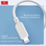 EARLDOM кабел EC183L 2.4A USB към Lightning (1M) - Бял