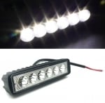 Външни светлини OH-821 жълти за кола или камион DC12-24V 6LEDs 18W 6-инчова работна светлина