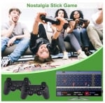 Безжичен контролер M8 Gamepad Retro Game Stick - 2.4G. Вградена в 10000+ игри 4K HDMI изход, 32GB