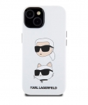 KLHCP15XSDHKCNH Karl Lagerfeld iPhone 15 Pro Max Back cover case - SILICONE K&C - White