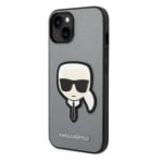 KLHCP14SSAPKHG Karl Lagerfeld iPhone 14 Back cover case - iPhone 13 - Silver