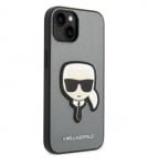 KLHCP14SSAPKHG Karl Lagerfeld iPhone 14 Back cover case - iPhone 13 - Silver