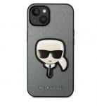 KLHCP14SSAPKHG Karl Lagerfeld iPhone 14 Back cover case - iPhone 13 - Silver