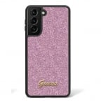 GUHCS24SHGGSHU Guess Galaxy S24 Back cover case - Glitter script - Purple