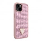 GUHCS24MHDGPPP Guess Galaxy S24 Plus Back cover case - Rhinestone Triangle - Pink