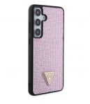 GUHCS24LHDGPPP Guess Galaxy S24 Ultra Back cover case - hardcase Rhinestone - Pink