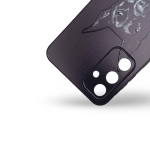 Шарен Кейс TP-40 за iPhone 15 Pro (покриващ камерата) - Черно Куче