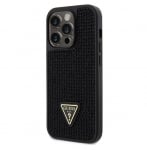 0873 Guess iPhone 15 Back cover case - Triangle - BlackBack Cover-Zwart