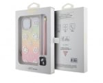 2857 Guess iPhone 15 Pro Max Back cover case - ML IRIDESCENT GLITTER PEONY - PinkBack cover case-Pink