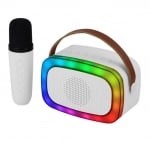 Преносима Tонколона KISONLI G21, Bluetooth, Караоке, USB, SD, FM, AUX LED RGB